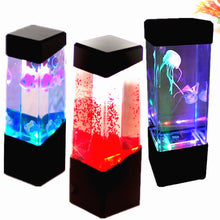 Load image into Gallery viewer, Jellyfish Tank Mood Light Aquarium Style LED Lamp Sensory Autism Lava Lamp LED Desk Lamp

