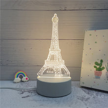 Load image into Gallery viewer, 3D LED Lampe Kreative 3D LED Nacht Lichter Neuheit Illusion Nacht Lampe 3D Illusion Tisch Lampe
